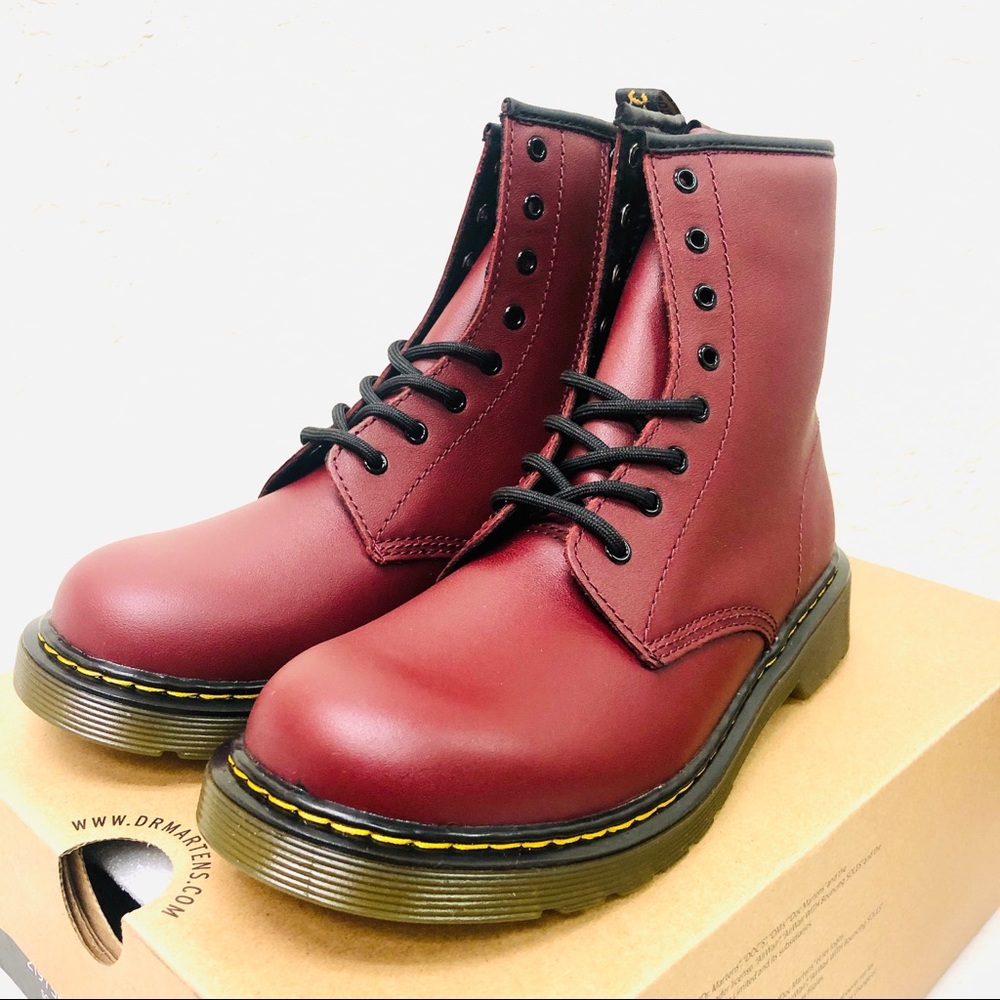 Dr. Martens 1460  8 Eye Side Zip   Big kids
